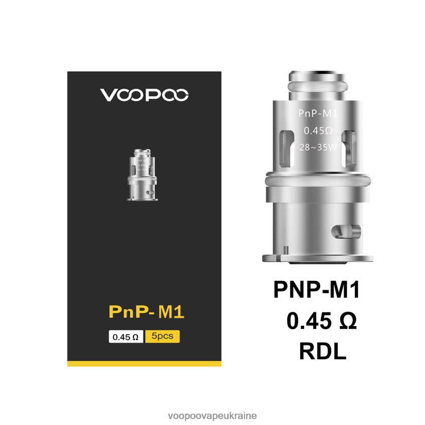 VOOPOO PNP котушки (5шт) pnp-m1 | Вейп VOOPOO Vmate E PDH28V588