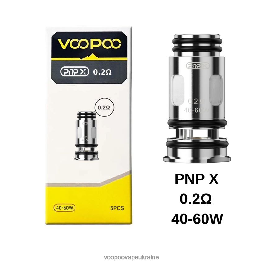 VOOPOO PNP котушки (5шт) pnp x 0,2 Ом | Вейп VOOPOO V.Thru Pro PDH28V606