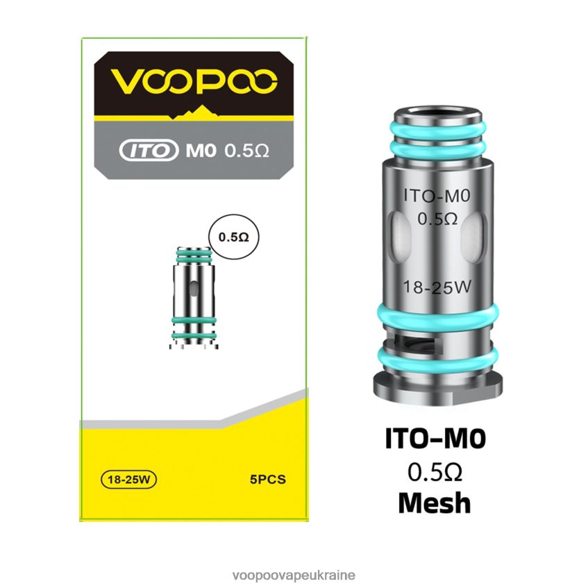 VOOPOO ITO котушки (5шт) ito-m0 | Вейп VOOPOO V.Thru Pro PDH28V586