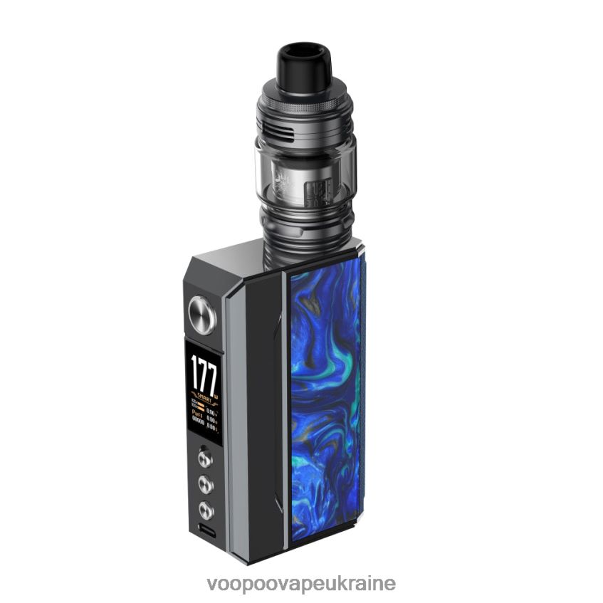 VOOPOO DRAG 4 комплект гарматний метал+океан синій | Вейп VOOPOO V.Thru Pro PDH28V146