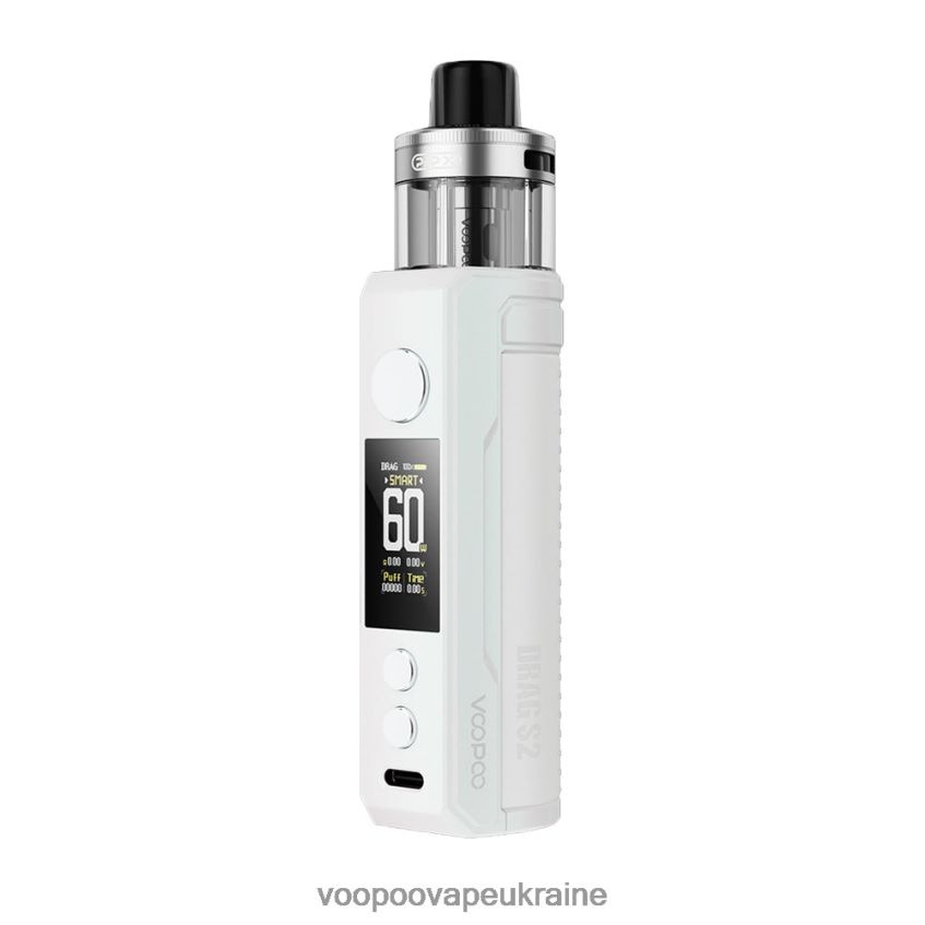VOOPOO DRAG S2 набір pod mod білий перлинний | Вейп VOOPOO Gene PDH28V257