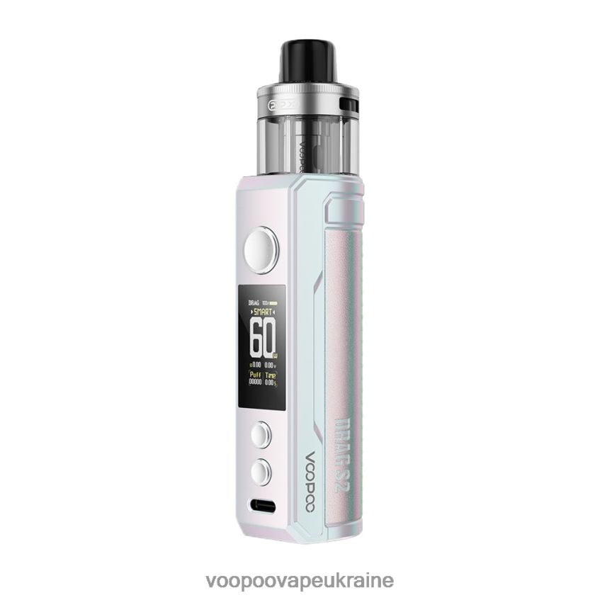 VOOPOO DRAG S2 набір pod mod кольорове срібло | Вейп VOOPOO V.Thru Pro PDH28V256