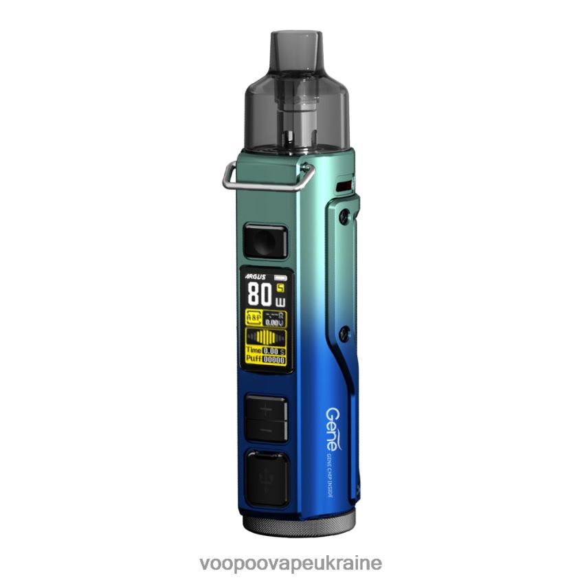 VOOPOO ARGUS PRO набір pod mod синьо-зелений | VOOPOO Ukraine PDH28V31